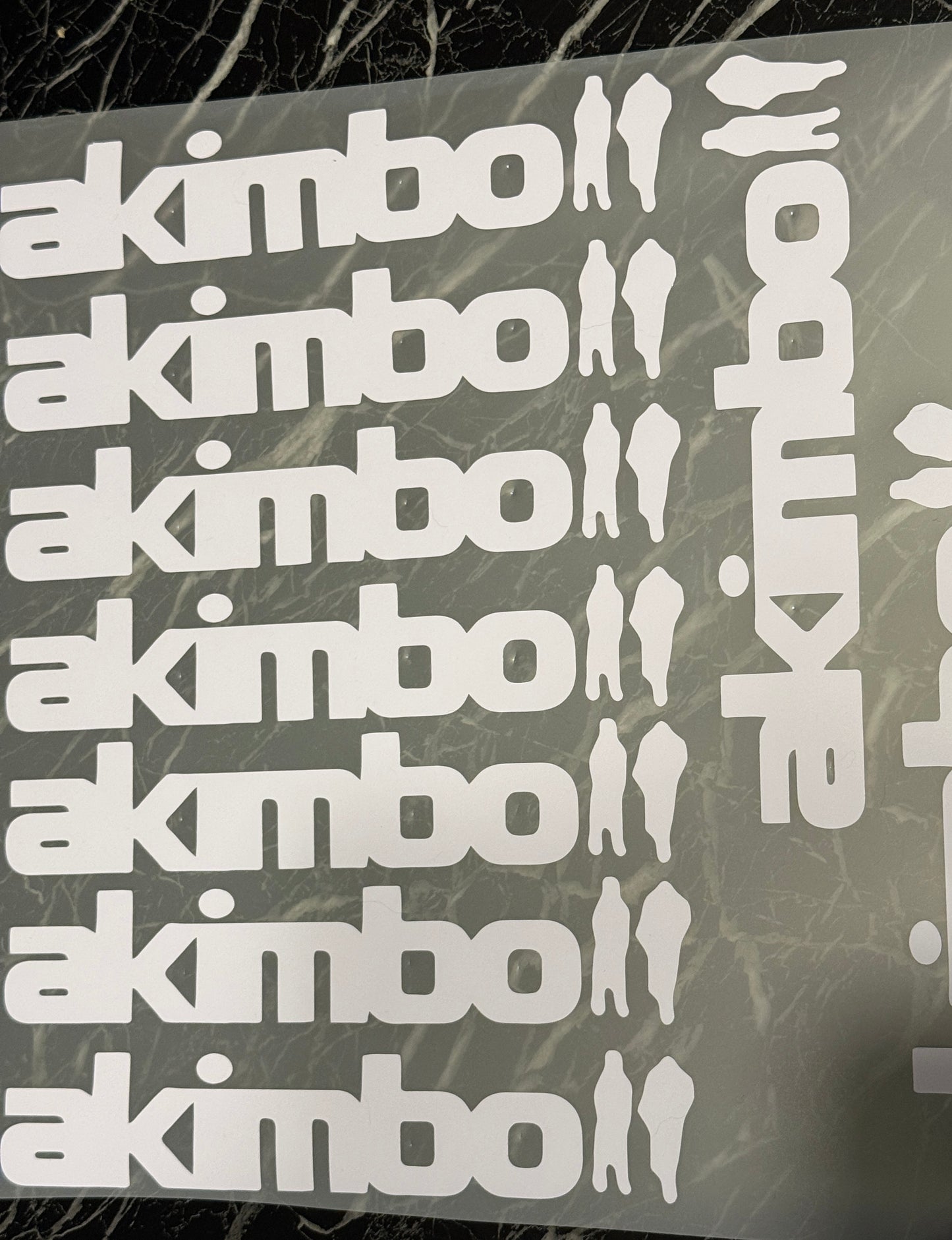 AKIMBO BOYS STICKER